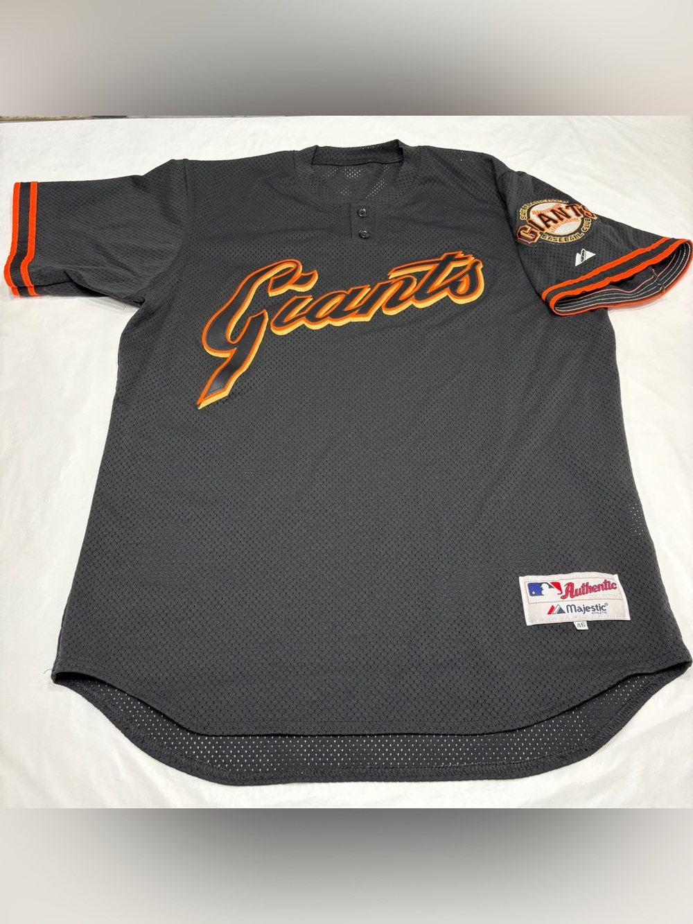 Majestic Team Issued Batting Practice San Francisco Giants Jersey Mens 46 XL USA